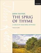Sprig of Thyme SATB Choral Score cover